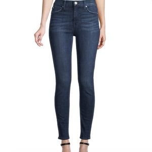 Hudson Blair High-Rise Super Skinny Raw Hem Jeans